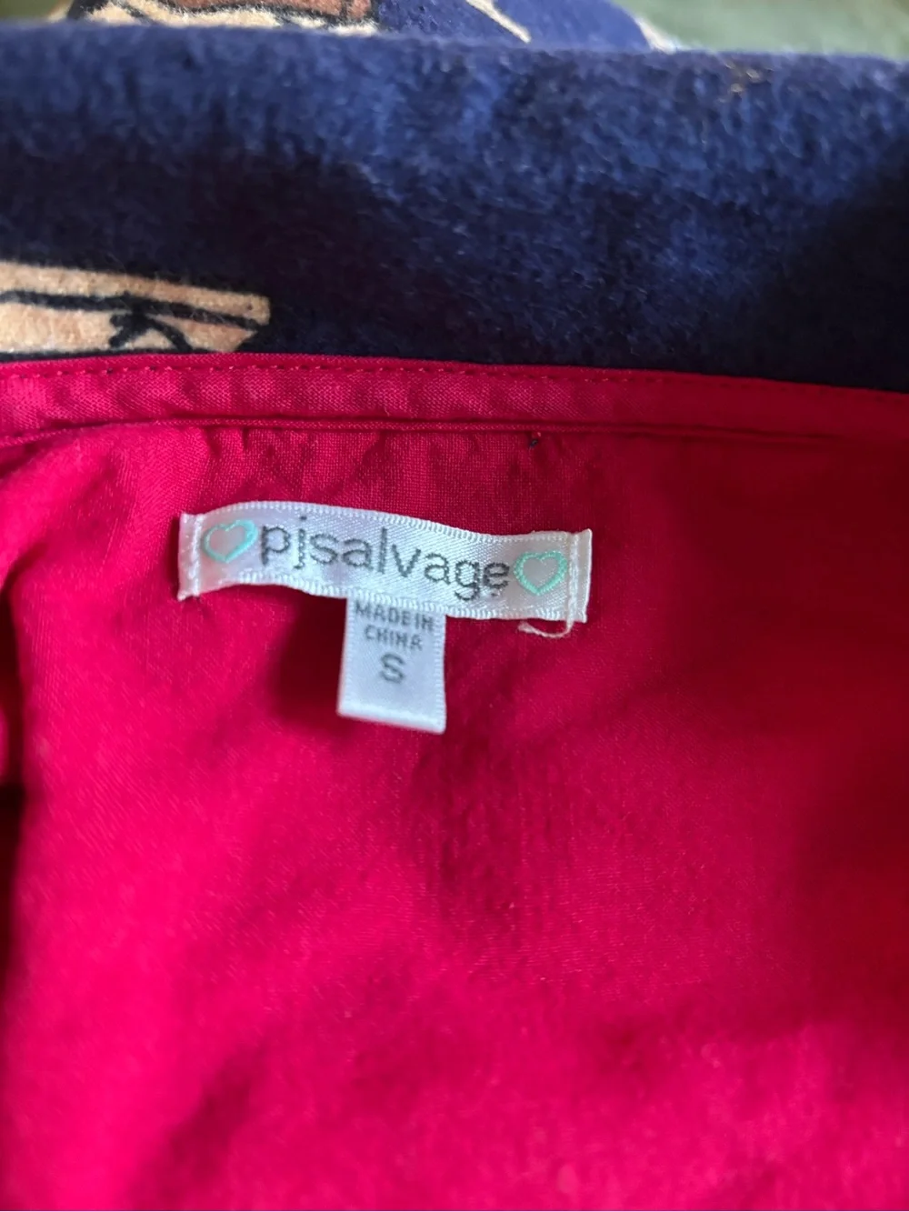 PJ SALVAGE S’mores Print Flannel Pajamas